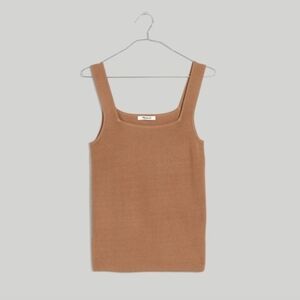 Madewell Bradbury Square-Neck Sweater Tank